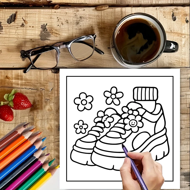 Easy Retro Coloring Book for A - Food And Snacks Coloring Book review and price