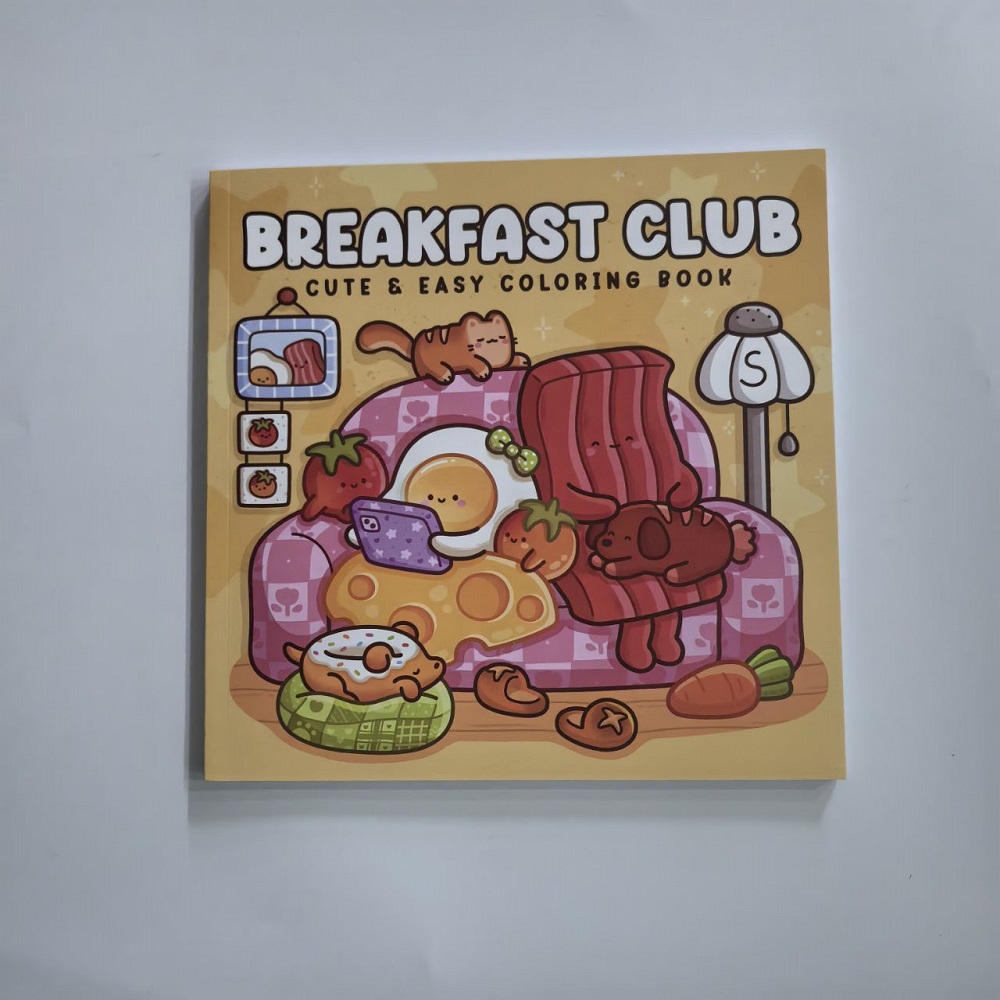Breakfast Club Coloring Book f - Food And Snacks Coloring Book review and price