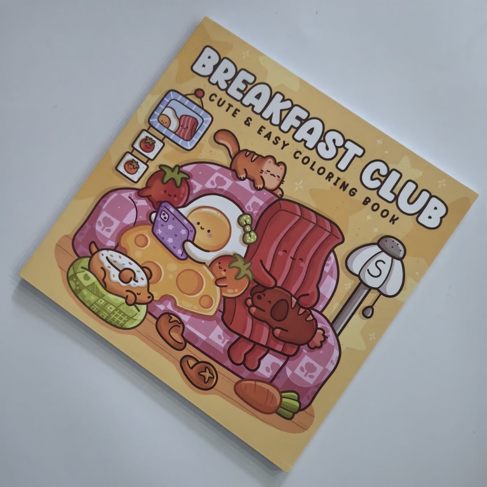 Breakfast Club Coloring Book f - Food And Snacks Coloring Book review and price