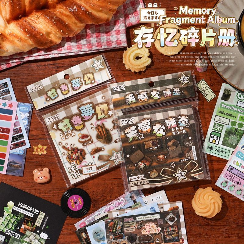 30Pcs Aesthetic Vintage Food L - Snacks Food Labels review and price
