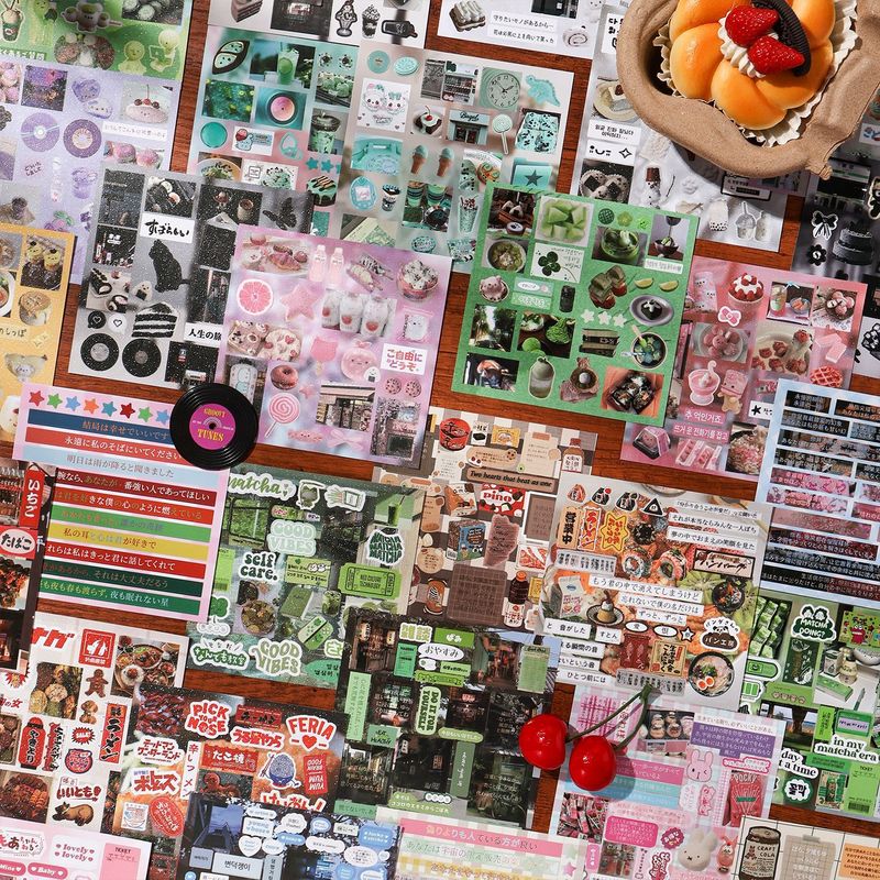30Pcs Aesthetic Vintage Food L - Snacks Food Labels review and price