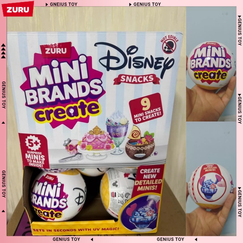 ZURU Mini Brands Create Disney - Food Snacks Brands review and price