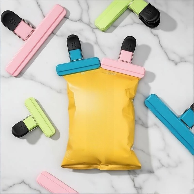 Food Sealing Clips Bag Clamps  - Food Snacks Packets review and price