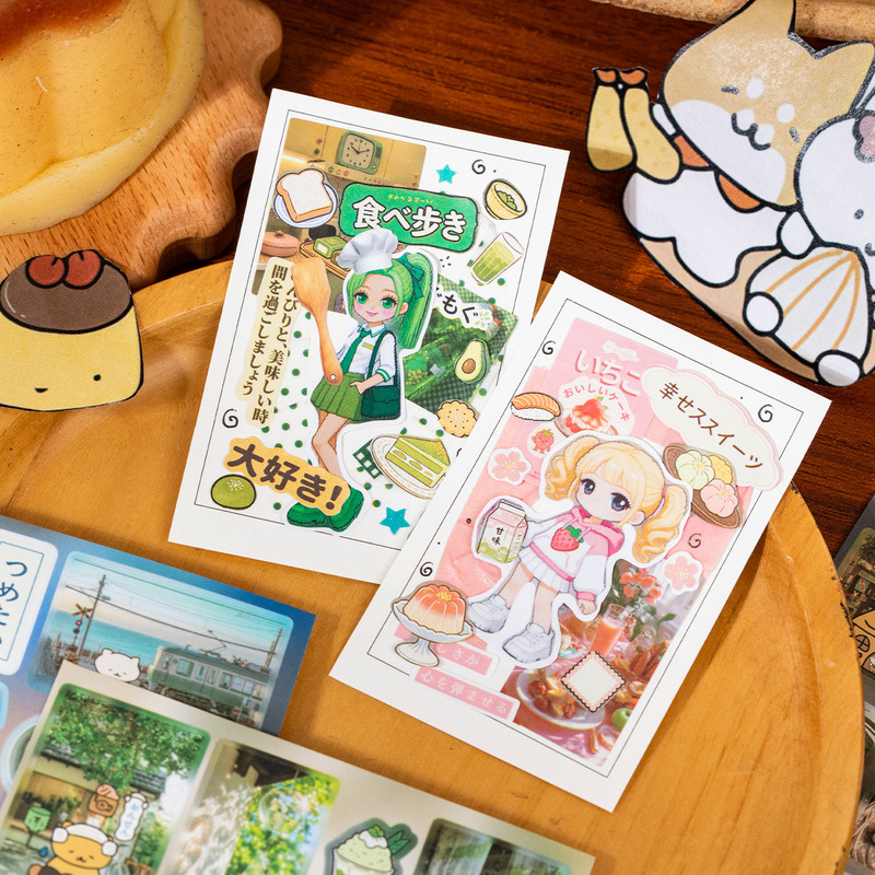 20Pcs Coated Paper Kawaii Food - Food In Japanese Snacks review and price