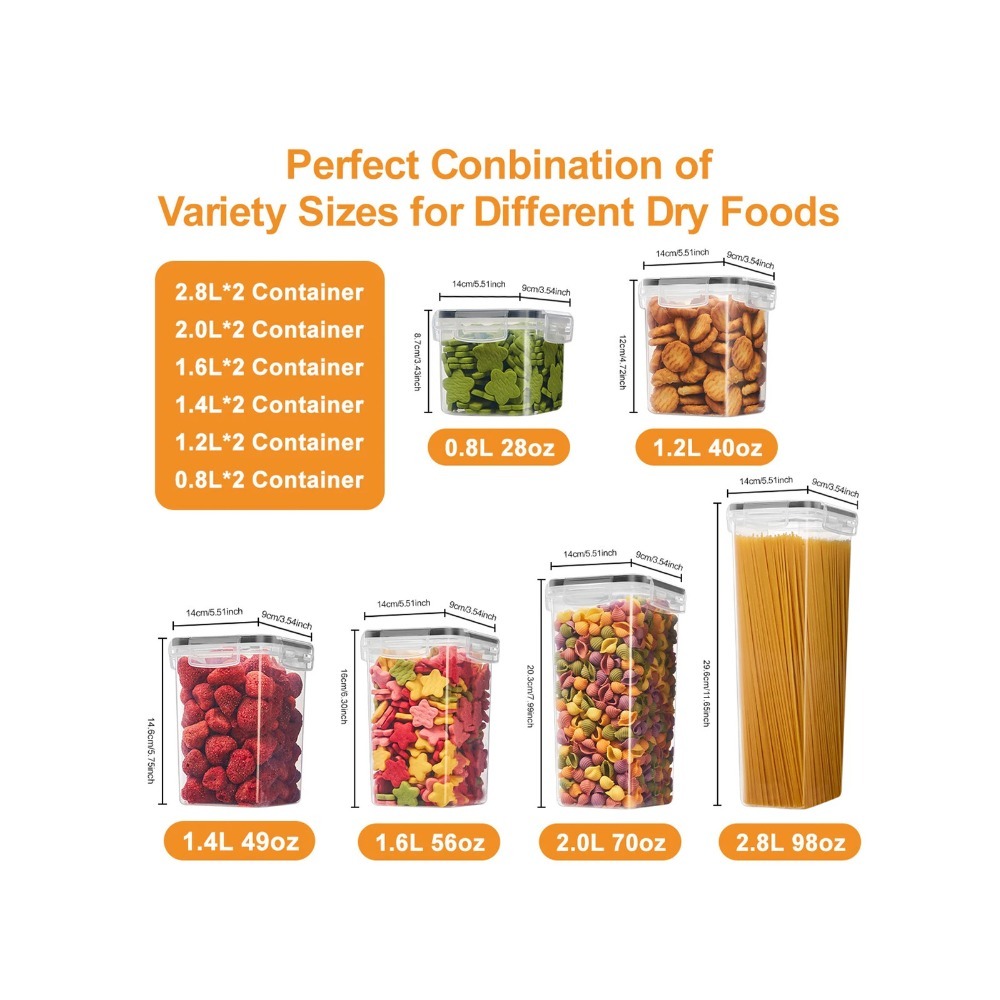 24Pcs Sealed Food Storage Cont - Snacks Food Labels review and price