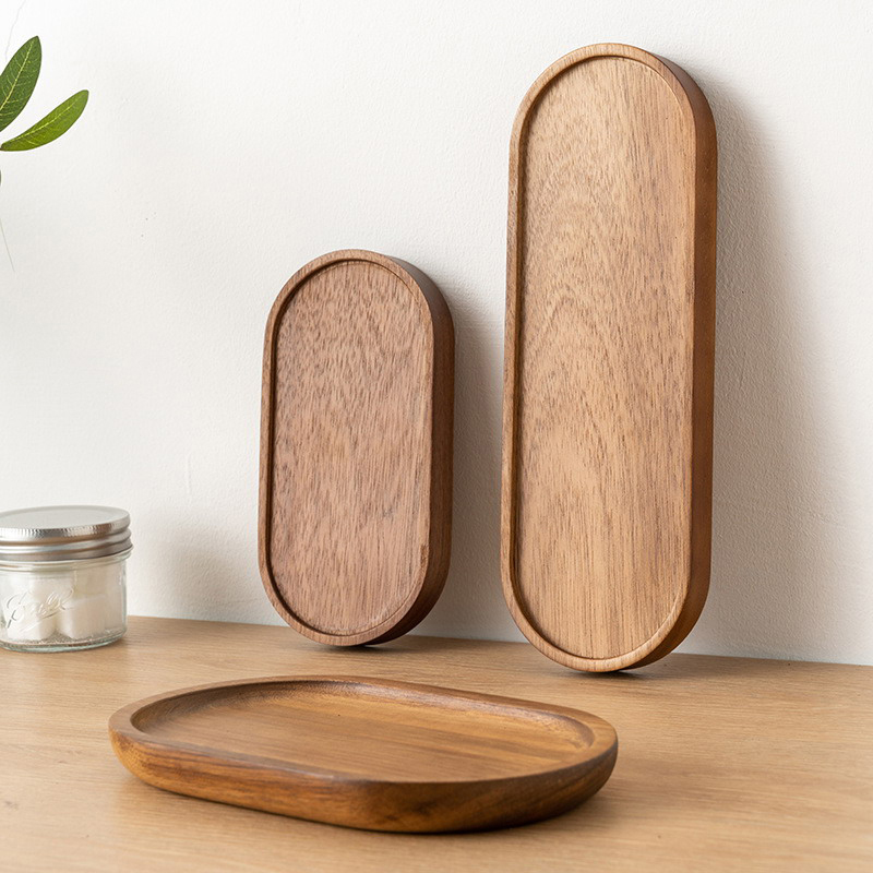 Tableware Solid Wood Food Tray - Food In Japanese Snacks review and price