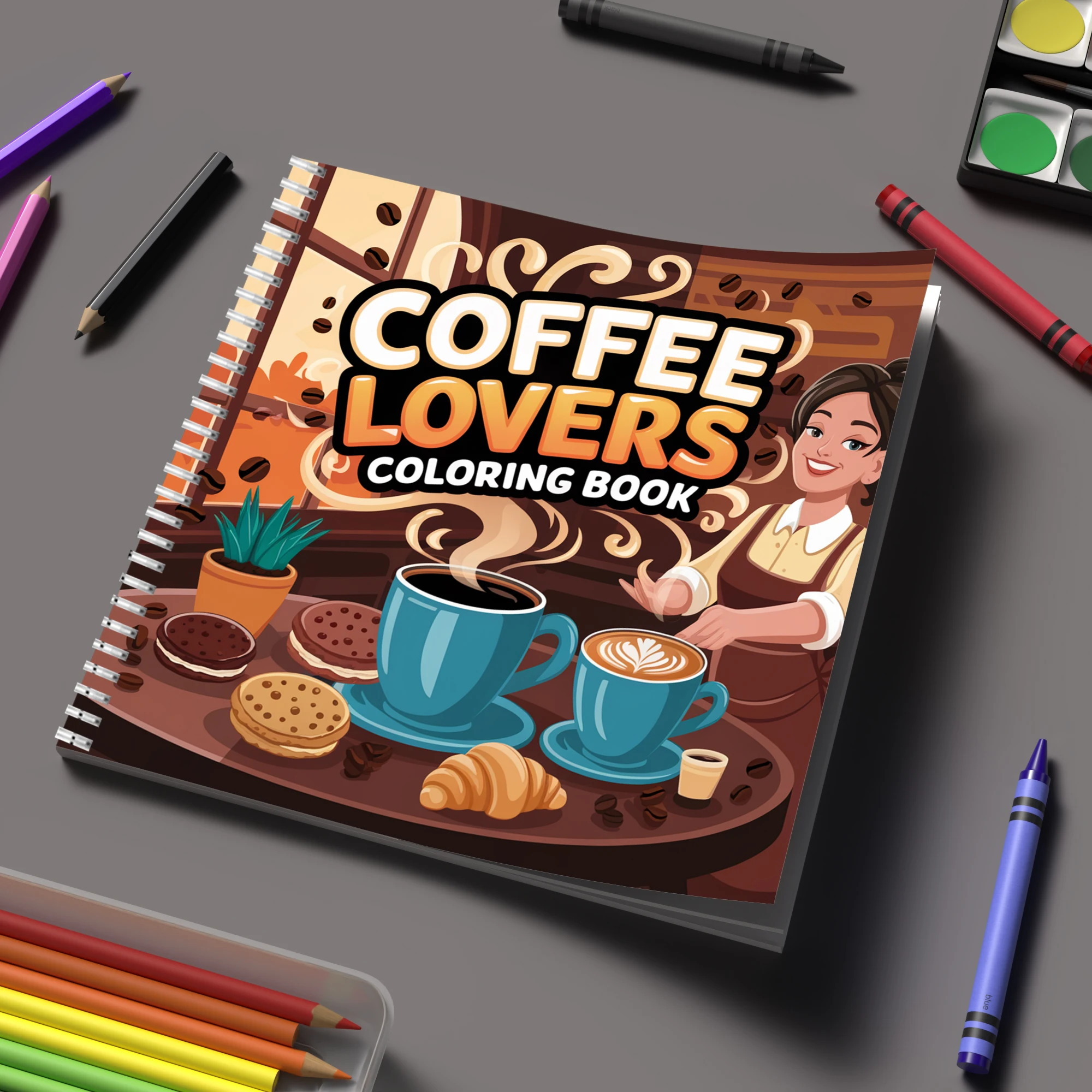 Coloring Book Coffee Lovers fo - Food And Snacks Coloring Book review and price