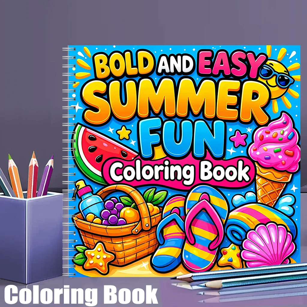 Coloring Book Summer Fun for A - Food And Snacks Coloring Book review and price