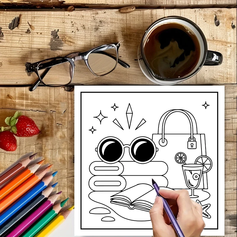 Coloring Book Summer Fun for A - Food And Snacks Coloring Book review and price